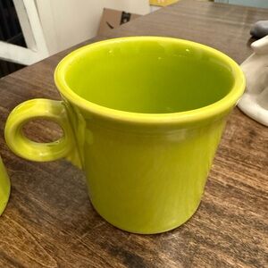 Fiesta Classic ring mugs in lemongrass (set of 2)
